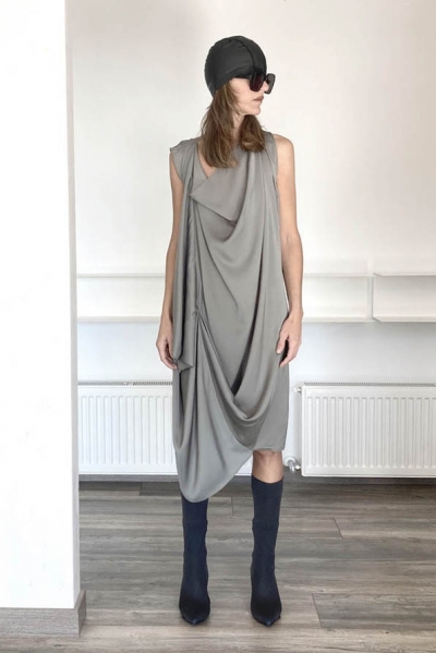 Txell Miras | Draped dress